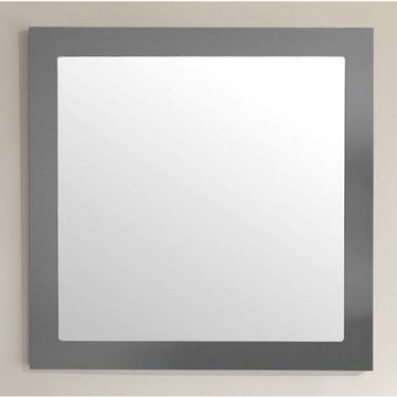 Laviva Sterling 30" Framed Square Maple Grey Mirror 313FF-3030MG