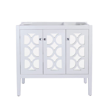 Laviva Mediterraneo 36" White Bathroom Vanity Cabinet 313MKSH-36W