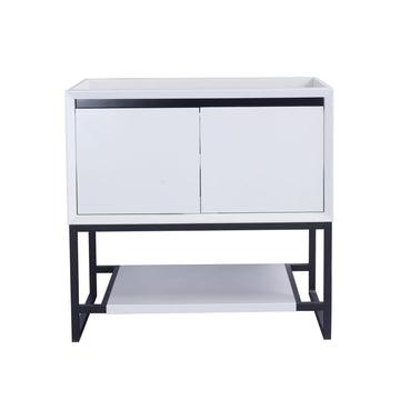 Laviva Alto 36" White Bathroom Vanity Cabinet 313SMR-36W