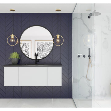 Laviva Vitri 48" Cloud White Wall Hung Bathroom Vanity Cabinet 313VTR-48CW