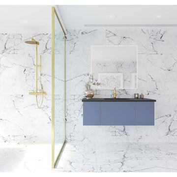 Laviva Vitri 48" Nautical Blue Wall Hung Bathroom Vanity Cabinet 313VTR-48NB