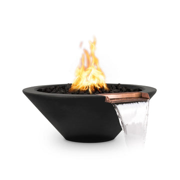 The Outdoor Plus CAZO FIRE & WATER BOWL ™ GFRC Concrete-OPT-24RFW