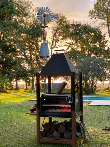 Tagwood BBQ Argentine Santa Maria Style Wood Fire & Charcoal Gaucho Grill | BBQ02SI