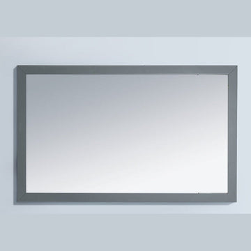 Laviva Sterling 48" Framed Rectangular Maple Grey Mirror 313FF-4830MG