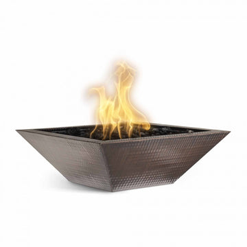 The Outdoor Plus MAYA FIRE BOWL – HAMMERED PATINA COPPER-OPT-103-SQ