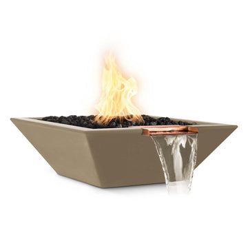 The Outdoor Plus MAYA FIRE & WATER BOWL – GFRC CONCRETE-OPT-24SFW