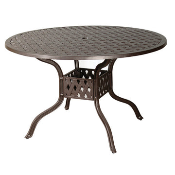 AFD Home Savannah Outdoor Aluminum Round Dining Table 10292262