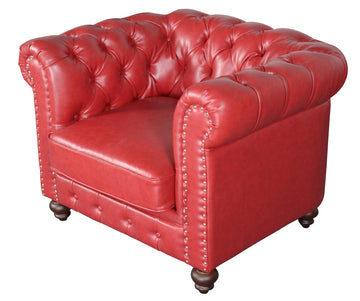 AFD Home Classic Chesterfield Chair Red 12014093