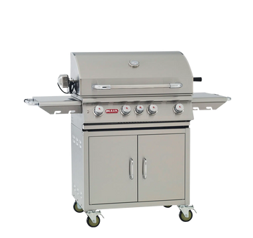 Bull BBQ Angus Cart 4 Burner Stainless Steel Gas Barbecue 44000