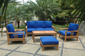 Anderson Teak SouthBay Deep Seating 6-Pieces Conversation Set A (SET-253)