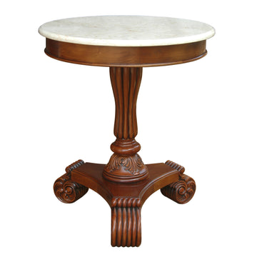 Anderson Teak Bella Side Table w/ Marble Top (ST-139M)
