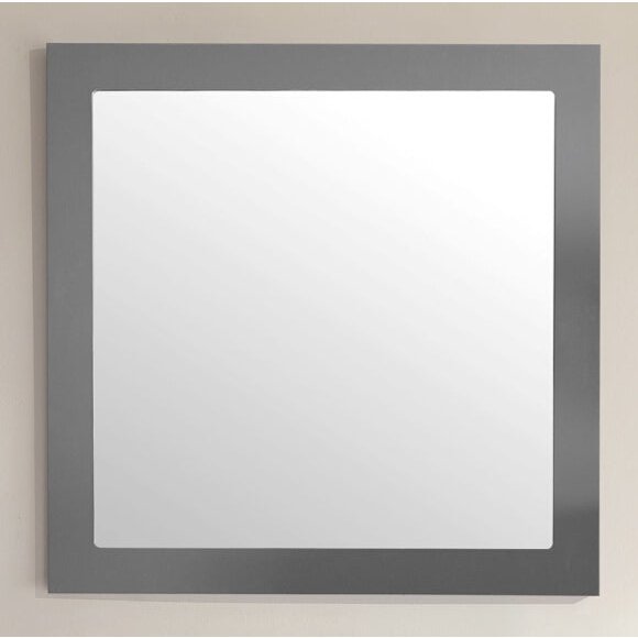 Laviva Sterling 30" Framed Square Maple Grey Mirror 313FF-3030MG