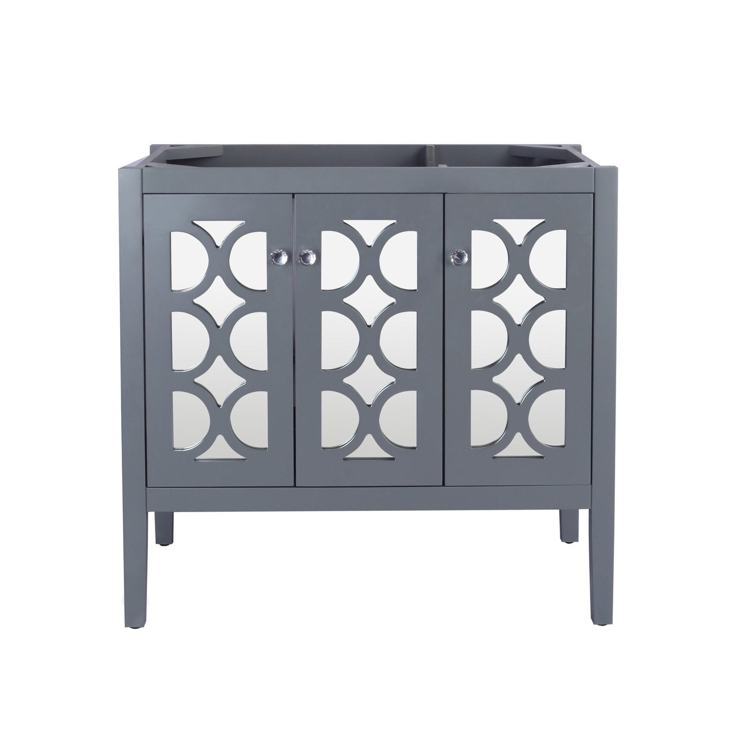 Laviva Mediterraneo 36" Grey Bathroom Vanity Cabinet 313MKSH-36G