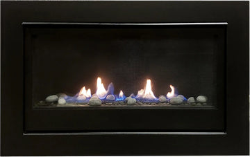 Sierra Flame Boston-36 – Builders Linear Gas Fireplace - BOSTON 36-EI