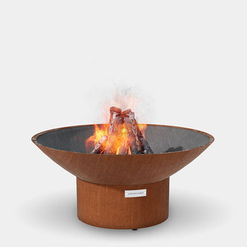 ARTEFLAME Classic 40" Fire Pit - Low Round Base I AFCL40LRBBLKFP