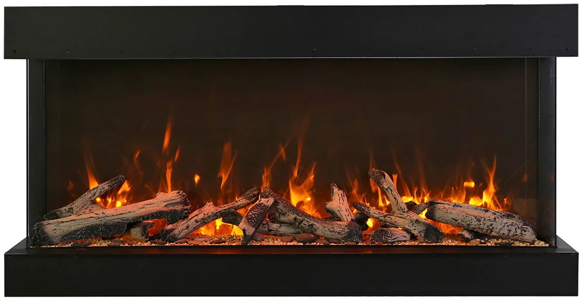 Amantii Tru View XT XL Electric Fireplace-Smart unit - 14 1/4" in depth 3 sided glass fireplace-TRV-XT-XL