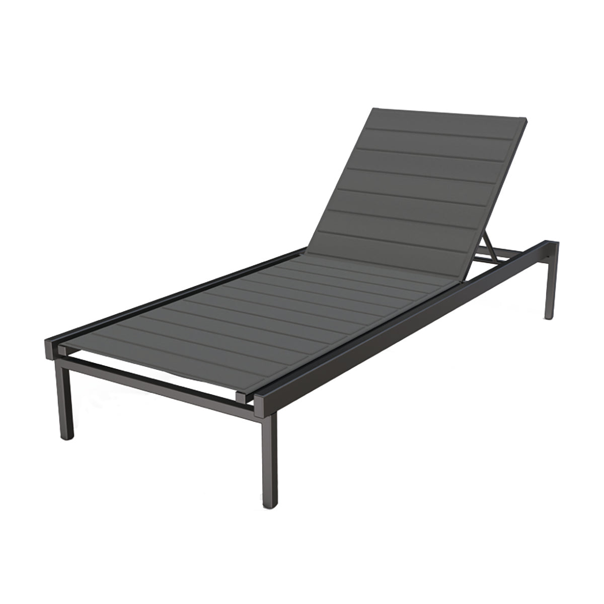 Via Seaside  Impression Padded Sunbed with Wheels NS9596-Padded