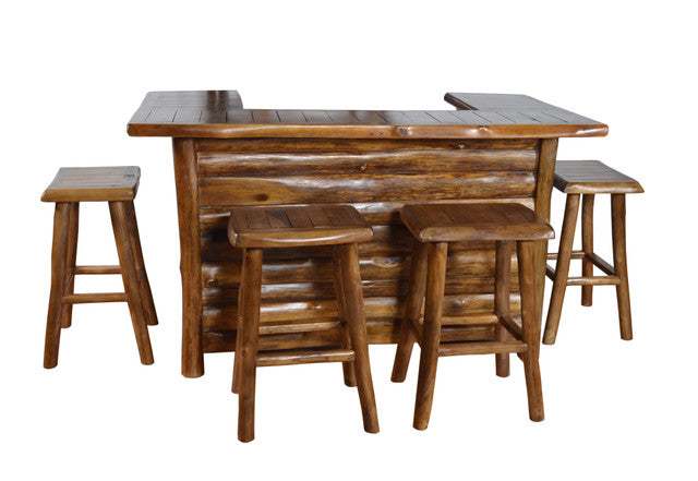 AFD Home Adirondack Teak Bar Set of 5 10573671