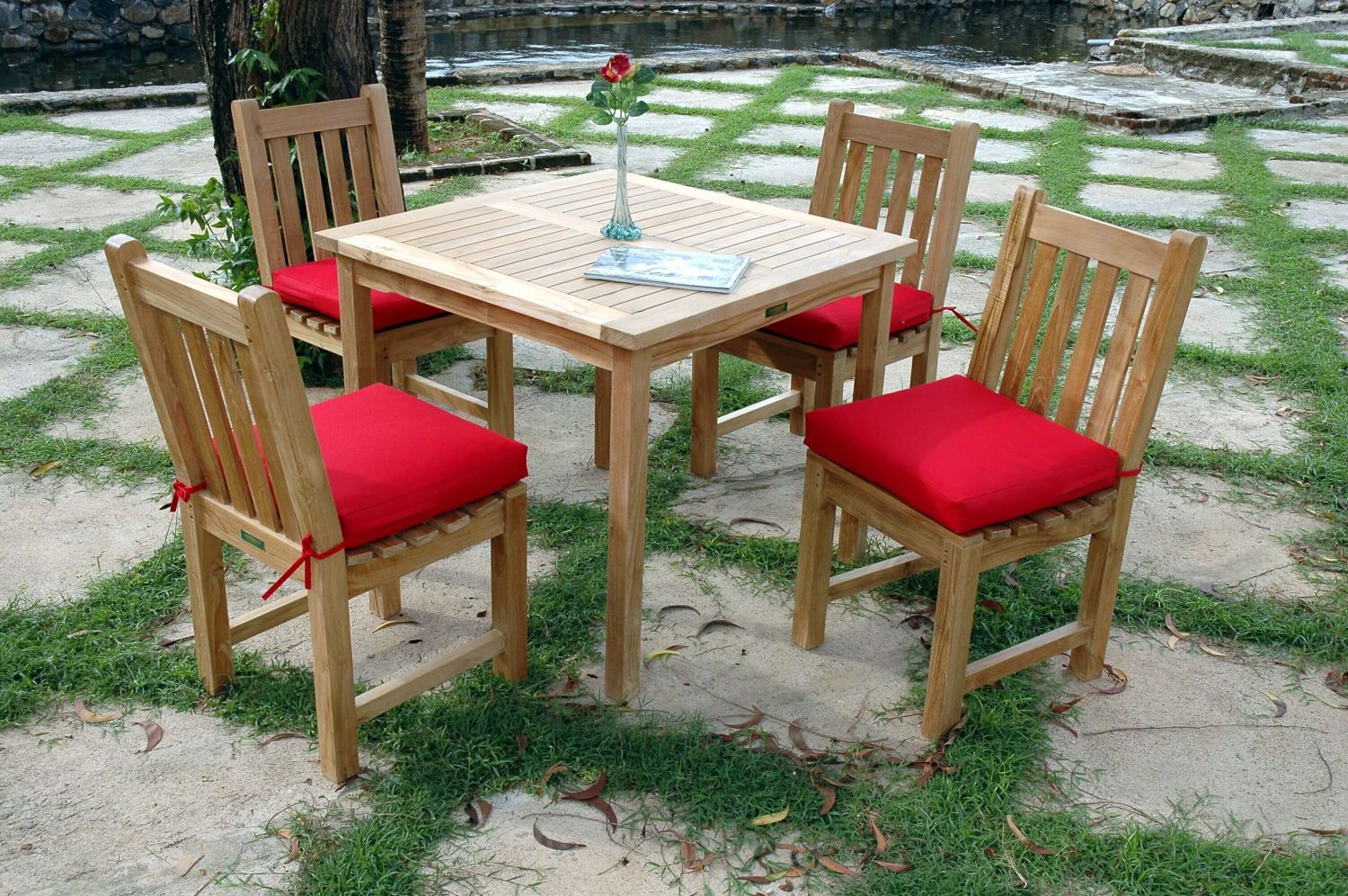 Anderson Teak Bahama Classic 5-pieces Dining Set (Set-25)