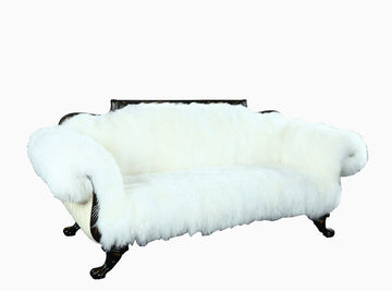 AFD Home Authentic Shearling Fur Sofa 12012749