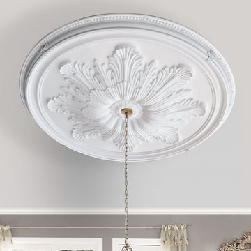 AFD Home Grand Acanthus Round Ceiling Medallion 65 Inch Diameter 12014623
