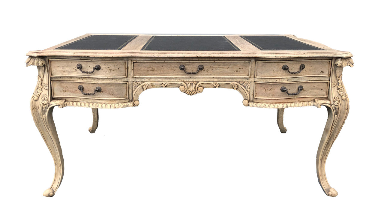 AFD Home Natural Mahognay Large Chippendale Writing Desk 12018162