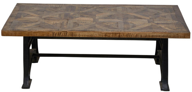 AFD Home Mango Wood Industrial Coffee Table 12018741