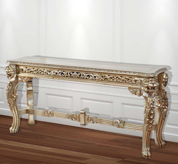 AFD Home Platine Lion Console Table 12019140