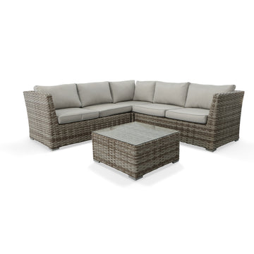AFD Home Summerfield Grey Sectional with Coffee Table 12023236