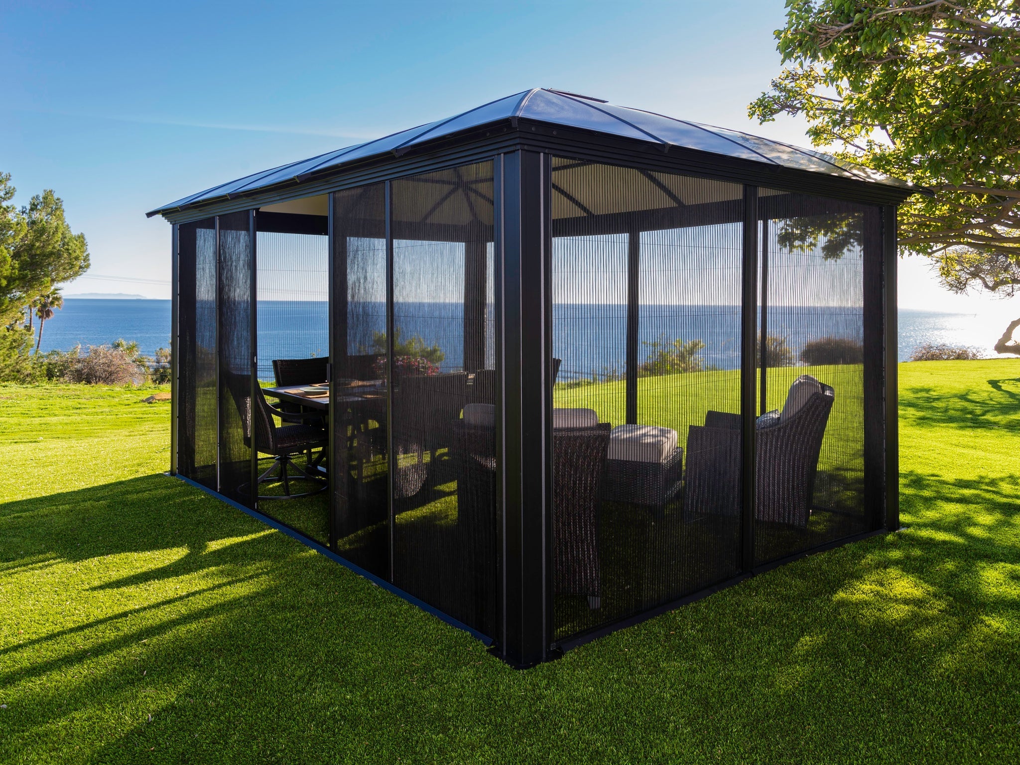 Paragon Outdoor Siena Hard Top Screen Room - Thumbnail 2