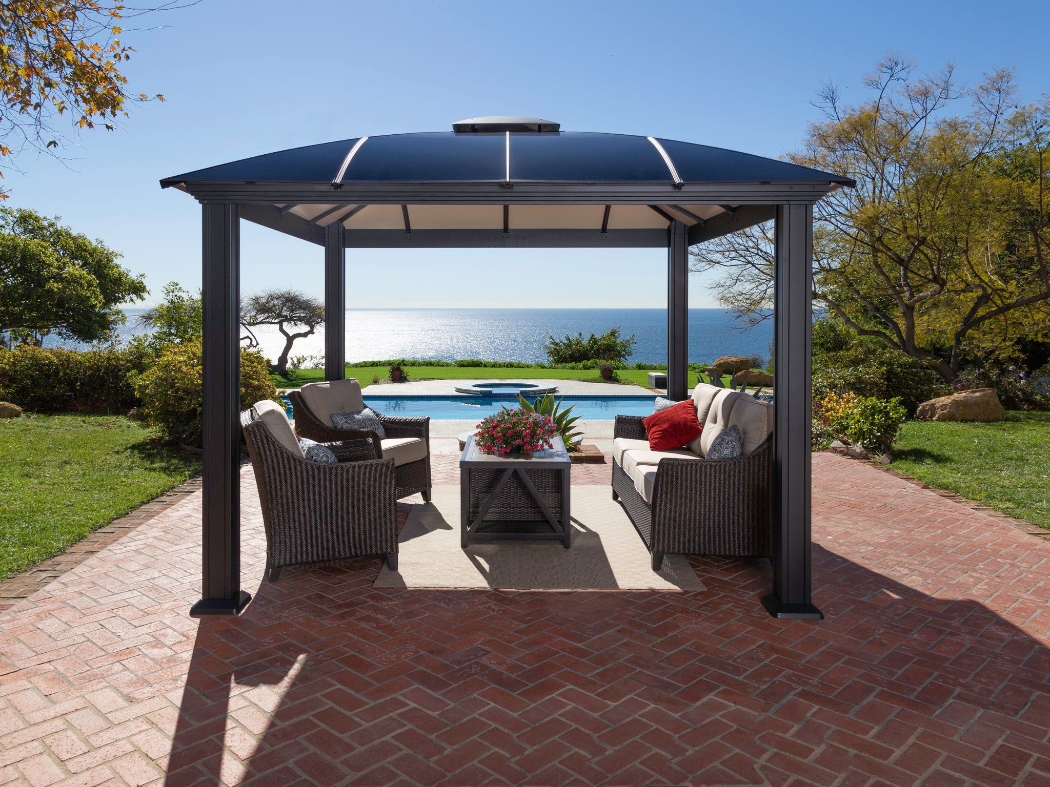 Paragon Outdoor Cambridge Hard Top Gazebo