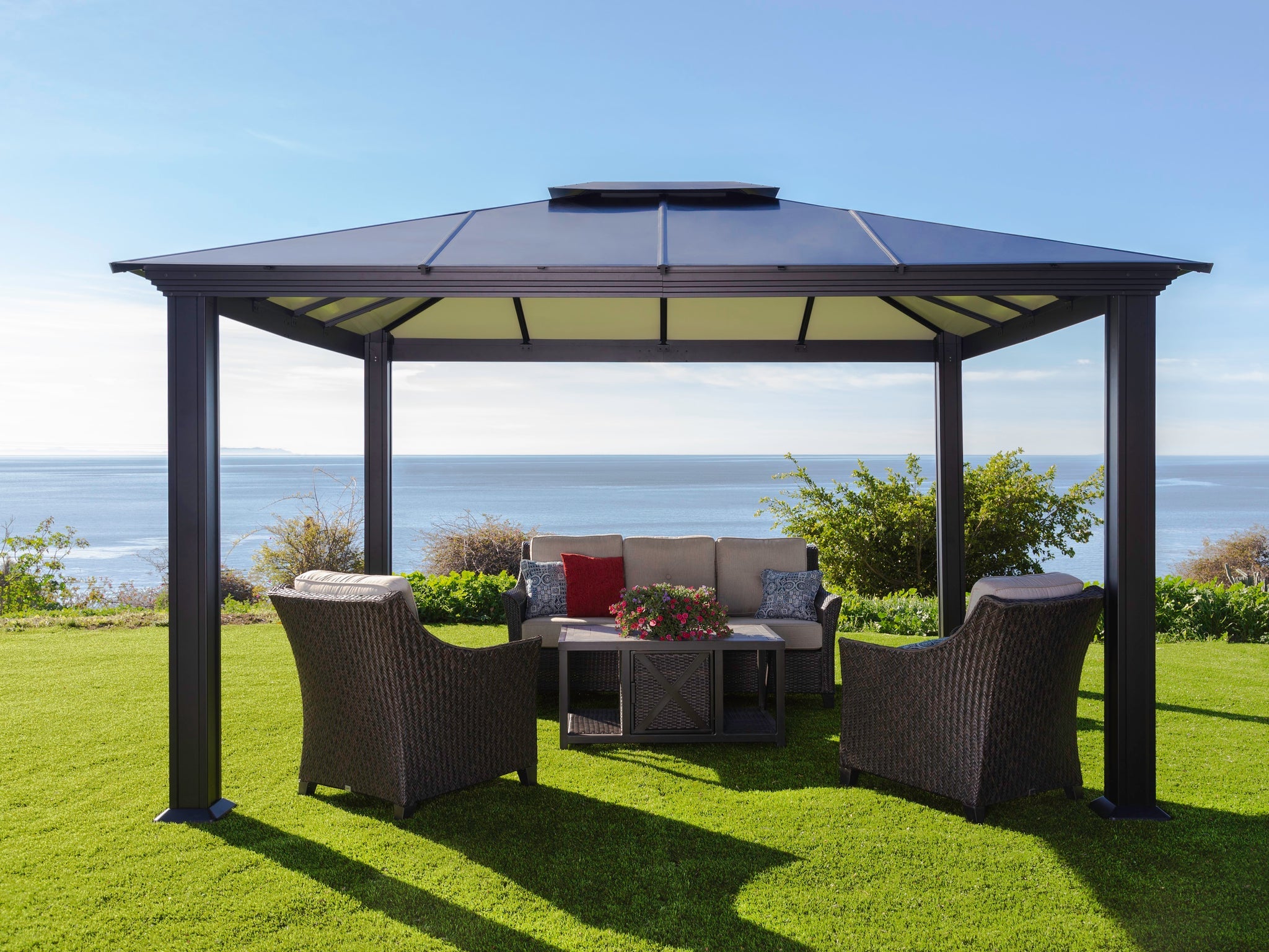 Paragon Outdoor Santa Monica Hard Top Gazebo GZ3