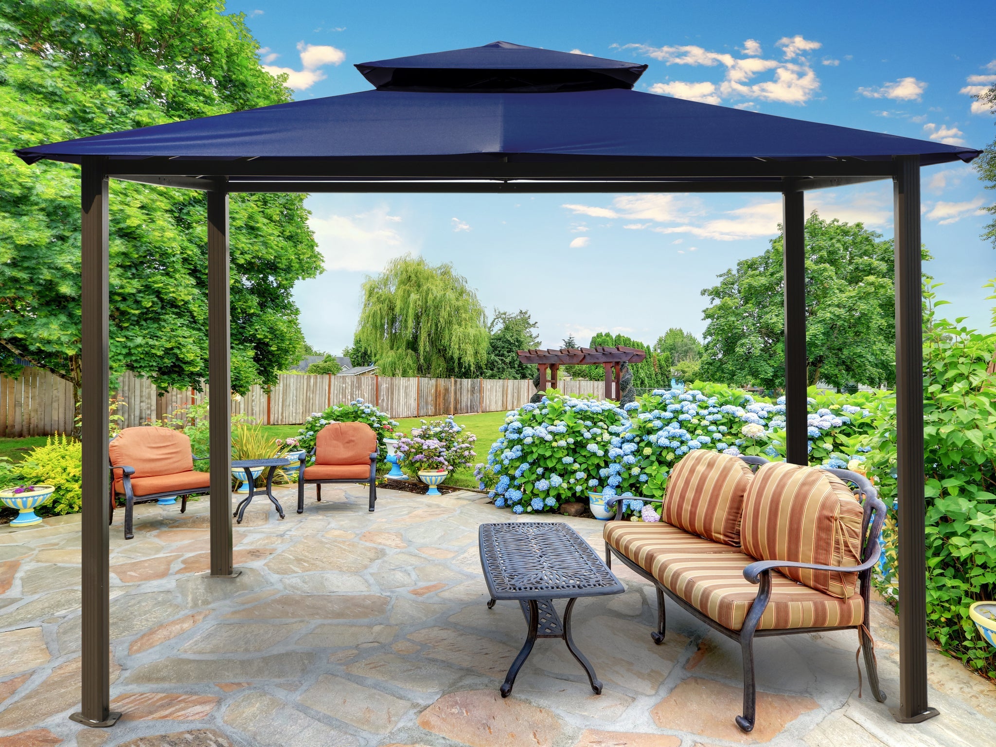 Paragon Outdoor Soft Top Gazebo 10'x12' GZ584E