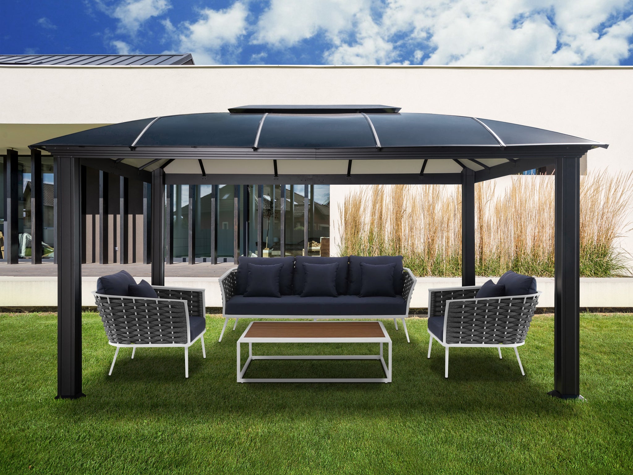 Paragon Outdoor Cambridge Hard Top Gazebo - Thumbnail 4
