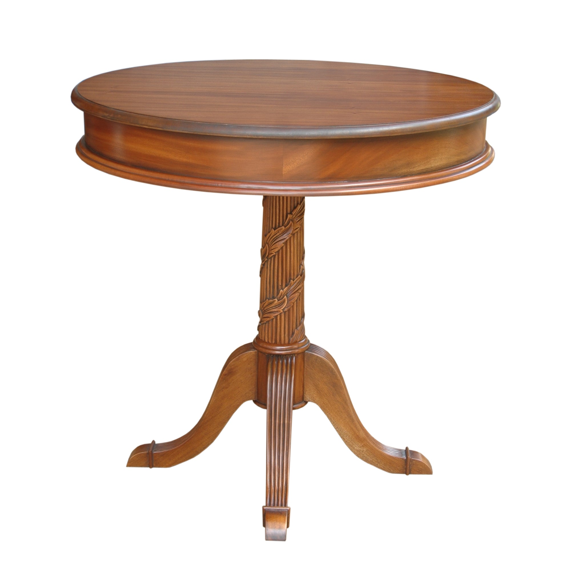 Anderson Teak Victorian Pedestal Side Table (ST-035)