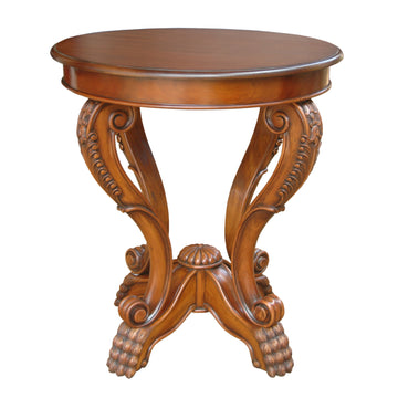 Anderson Teak Victorian Claw Feet Side Table (ST-189)