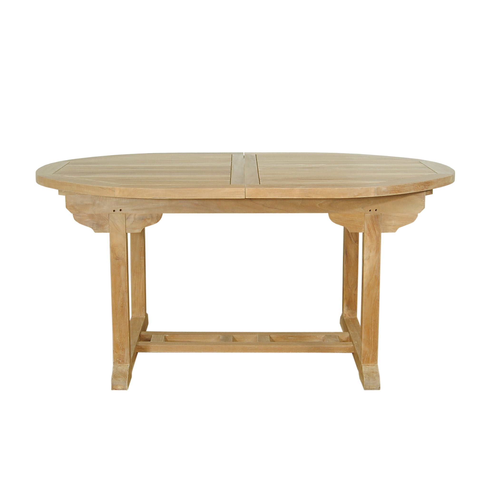 Anderson Teak Bahama 87" Oval Extension Table Extra Thick Wood TBX-087VT