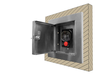 Summerset Locking Cabinet to house ESTOP1-0H and ESTOP2-5H Timers.