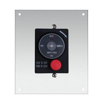Summerset Mechanical timer with manual emergency shut-off. 1 hour countdown timer