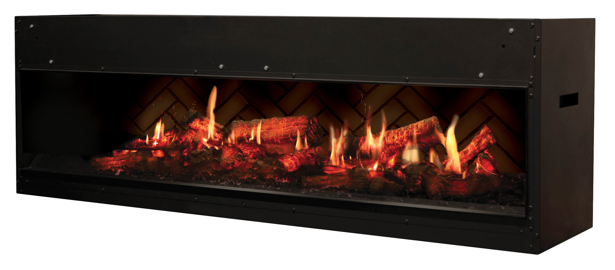 Dimplex Electric Fireplace, Opti-v, Double, No Heat (X-092853)