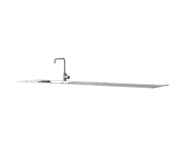 Cane-line Table Top Incl. Sink And Fixtures For Drop Kitchen P3550ST